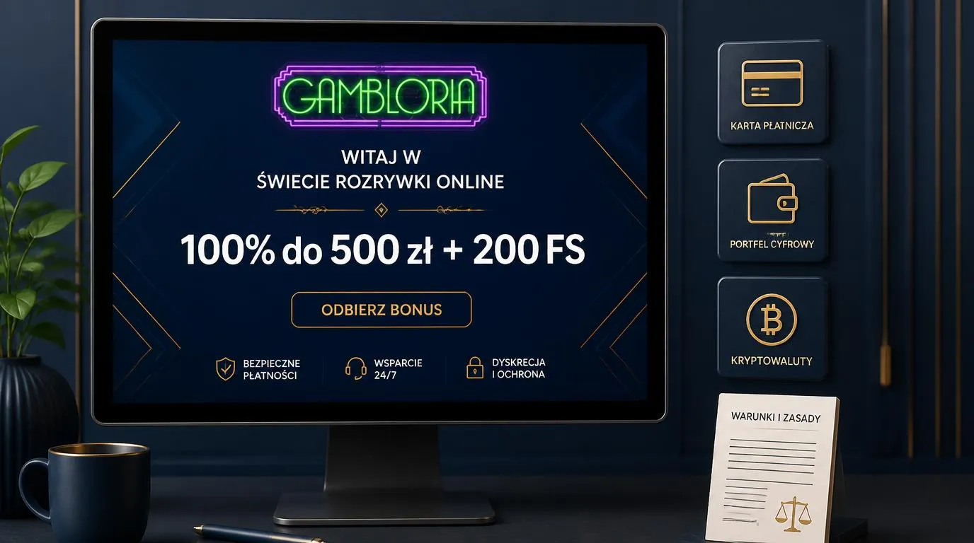 Panel oferty powitalnej obok symboli karty płatniczej, portfela elektronicznego i kryptowaluty